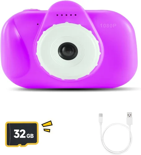 Miniatura 11 de Cámara digital para niños pequeños de YEEHAO, juguetes para niños de 3 a 9 años, cámara de video para niños pequeños de 1080P, regalos de Navidad