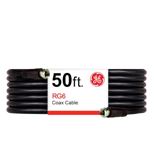 Miniatura 2 de GE Cable coaxial de video 33626 RG6 (6 pies)