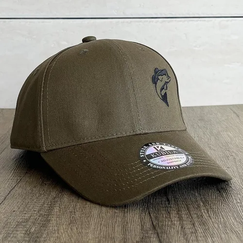 Miniatura 23 de Sombreros de pez lubino para hombres y mujeres, regalos de pesca con mosca, gorra de béisbol para papá