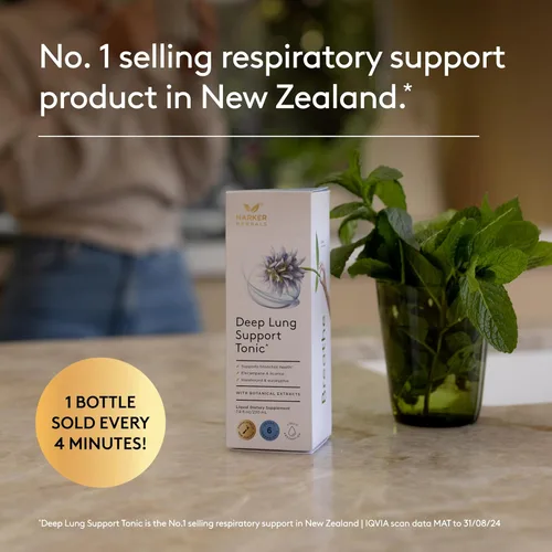 Miniatura 2 de Tónico de Apoyo Pulmonar Profundo, Fórmula Herbal para la Salud Respiratoria, Respiración Clara, Congestión Bronquial, a Base de Plantas - 7.8 fl oz