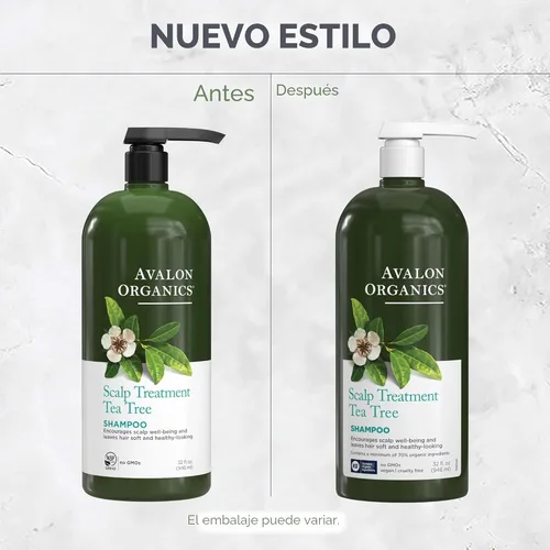 Miniatura 8 de Avalon Organics Champú de Coco y Pera Totalmente Natural, 11 Fl Oz