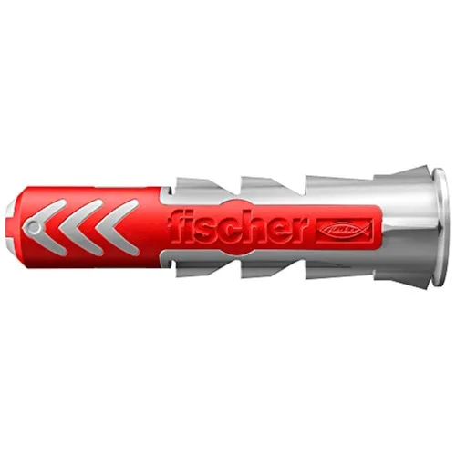 Miniatura 4 de fischer DuoPower - Anclajes universales de pared con tornillos para hormigón, ladrillo, yeso y madera, 50 anclajes y 50 tornillos