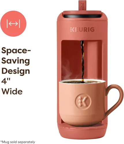 Miniatura 2 de Keurig K-Mini Mate Cafetera de Una Sola Porción – Ultracompacta de 4" de Ancho, Compatible con Taza de Viaje, Regalo Ideal para Fiestas para Piedras