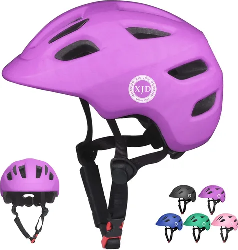 Miniatura 19 de Casco XJD para niños pequeños, casco de bicicleta para niños, ajustable, multideporte, para patinetas, para niños y niñas, liviano, para niños de 1