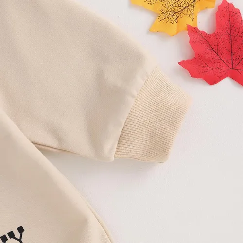 Miniatura 122 de Adobabirl Traje de Halloween para bebé, sudadera de fantasma, calabaza, mameluco, suéter de gran tamaño, lindo para otoño e invierno