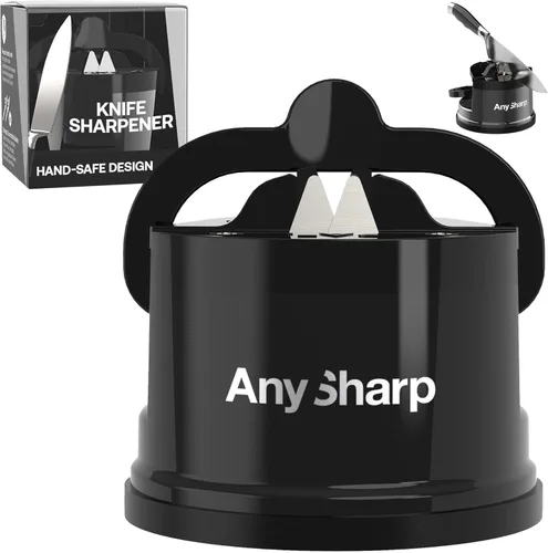 Miniatura 19 de AnySharp – EDITIONS – Afilador de cuchillos manos libres - Herramienta de afilado fácil de usar con base de succión PowerGrip y ángulo