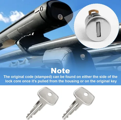 Miniatura 6 de A132 SKS - Llave para portaequipajes de techo, llave de repuesto Yakima, llaves de repuesto para esquí Yakima SKS, portaequipajes, portaequipajes