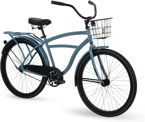 Miniatura 17 de Huffy Cruiser Bike, Fairmont or Woodhaven Model, 20/24/26 Inch Sizes, Perfect for Casual Rides, Ergonomic Design, Rear Rack and Basket on Woodhaven