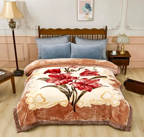 Miniatura 10 de LGYKUMEG Manta coreana con peso de 79 x 91 pulgadas, cálida manta de felpa de forro polar de invierno, súper suave y cálida, manta reversible de 2