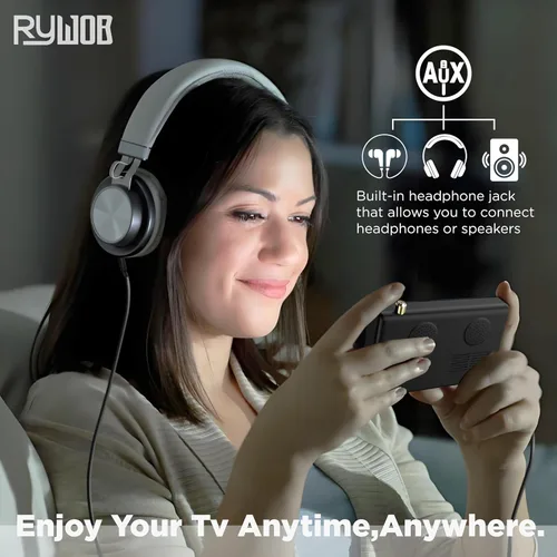 Miniatura 3 de TV portátil de 5 pulgadas, TV digital de bolsillo con tarjeta ATSC/TF/USB, TV a batería con soporte para camping, coche, cocina, viajes, emergencia