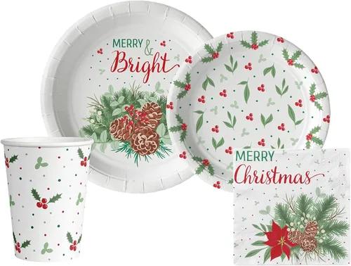 Miniatura 14 de Bridal: From Miss to Mrs (Colorful Floral) Vajilla Pack: Juego de platos de papel, servilletas y tazas desechables para 20 Novia: de la señorita a