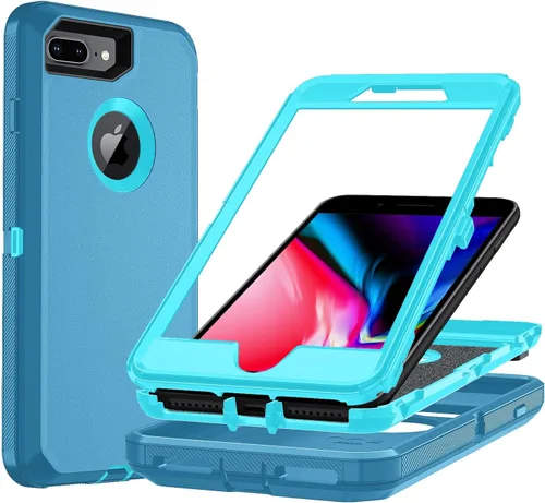 Miniatura 13 de Funda para iPhone X/i Phone Xs, 3 capas duradera funda de teléfono resistente protección para teléfono, a prueba de golpes a prueba de caídas a Negro