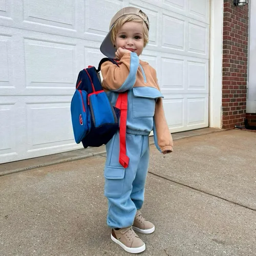 Miniatura 7 de mibasies Mochila para niñas y niños, ideal para niños y niñas, mochila para preescolar jardín de infantes y primaria, Azul oscuro, Niños-12L US