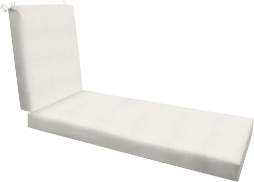 Miniatura 17 de Honeycomb Cojín para diván con textura de almendra lisa para exteriores: Relleno sintético reciclado, resistente a la intemperie, reversible, cómodo
