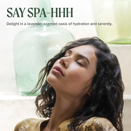 Miniatura 9 de Champú hidratante de lavanda y menta Tea Tree, hidrata + calma, para cabello grueso y seco