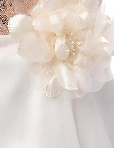 Miniatura 3 de Sarahbridal Vestido de princesa de fiesta de flores para niñas pequeñas FG001