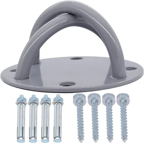 Soporte de montaje en pared para gimnasio y hogar, correas de suspensión de anclaje para anillos olímpicos, entrenamiento de fitness, yoga,