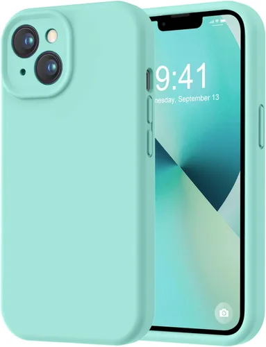 Miniatura 357 de LOVE 3000 Compatible con Funda para iPhone 15, [Cámara de Cobertura Completa de Silicona Suave] [Protección contra Caídas de 8 pies], Forro de Negro