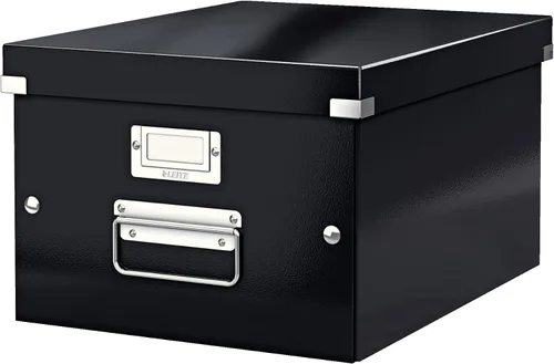 Miniatura 28 de Leitz Caja de almacenamiento A5, rango de clic y tienda 60430001 - Caja de almacenamiento pequeña, blanca A5 Azul (Ice Blue)