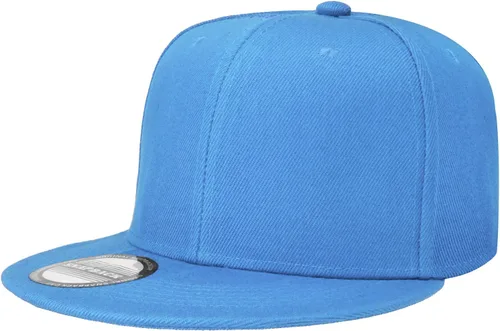 Miniatura 3 de Falari Venta al por mayor 12 Pack Snapback Sombrero Gorra Hip Hop Estilo Flat Bill Blanco Color Sólido Tamaño Ajustable
