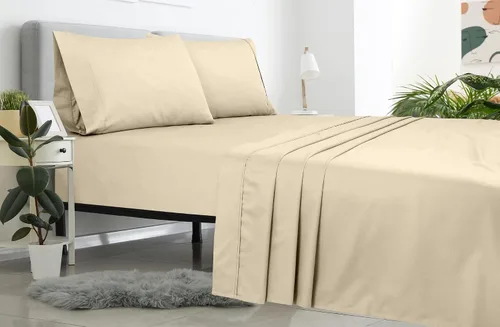 Miniatura 7 de Royale Linens Sábana encimera tamaño King de microfibra cepillada 1800 - Sábana encimera ultra suave y transpirable, libre de arrugas y resistente a