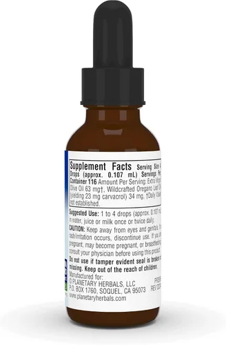 Miniatura 4 de Planetary Herbals Suplemento de hierbas de aceite de orégano, 5 onzas líquidas