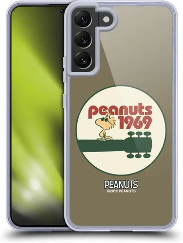 Miniatura 127 de Head Case Designs Funda de gel Woodstock 50th con licencia oficial de Peanuts Snoopy Guitar 1969 [protección de grado militar] compatible