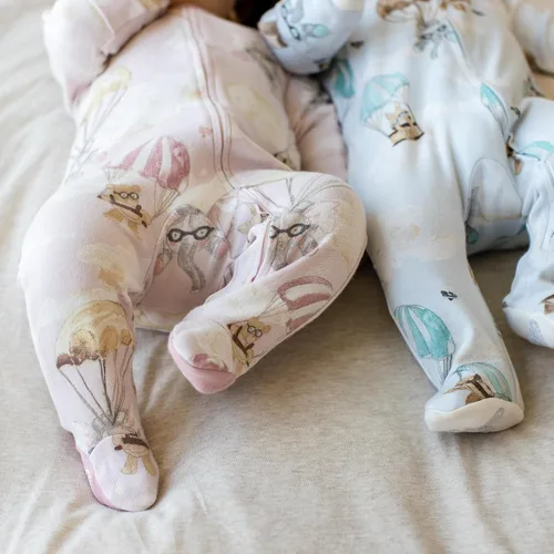 Miniatura 177 de Burt's Bees Baby - Pijama de una pieza para bebé, mameluco para dormir y jugar, algodón 100% orgánico, cremallera frontal