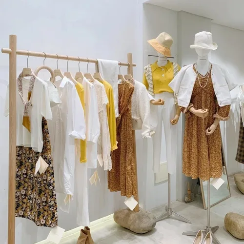 Miniatura 2 de Adjustable Female Dress Form Mannequin with Removable Burlap Head - Perfect for Clothing & Jewelry Display - Height Adjustable Gold Stand (Model A)