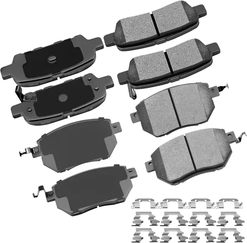 Miniatura 35 de cciyu - Juego de pastillas de freno de cerámica profesionales delanteras - Para Geo Prizm (1993-1997), Toyota Camry (1992-2001), Celica (1994-1997)