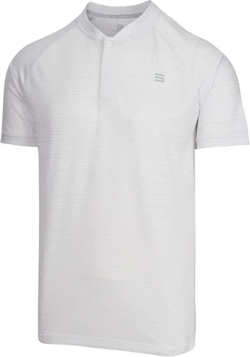 Three Sixty Six - Camisetas tipo golf sin cuello para hombre camiseta tipo polo casual y de manga corta para hombre, ajustada, ligera y transpirable