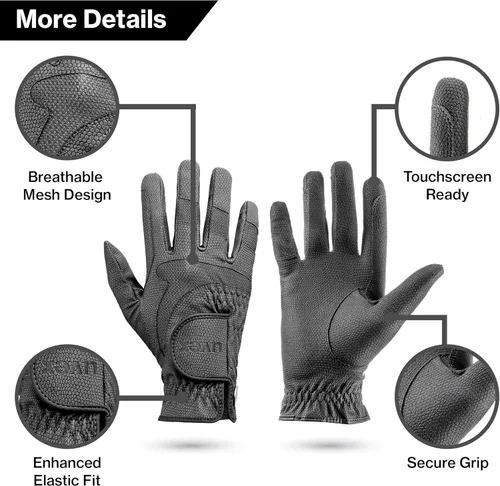 Miniatura 2 de Uvex i-Performance 2 - Guantes de equitación con agarre altamente elástico, compatibles con pantalla táctil