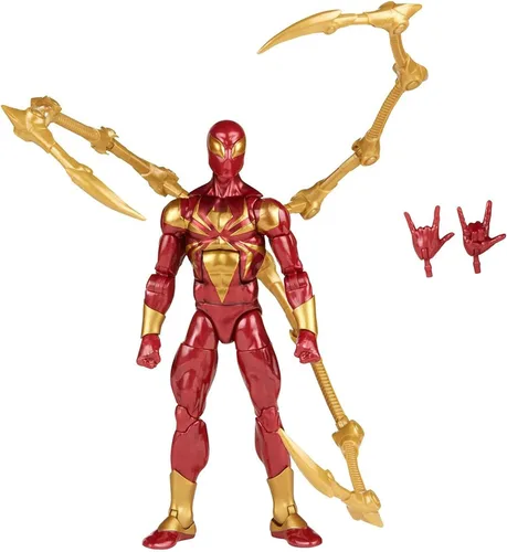 Miniatura 4 de Marvel Legends Series Spider-Man Figura de Acción Iron Spider de 6 pulgadas, Incluye 2 Accesorios