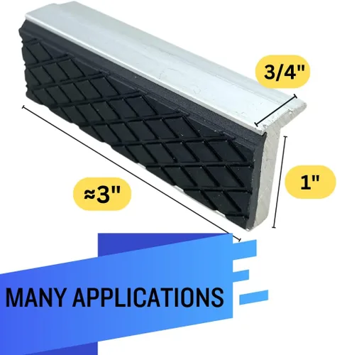Miniatura 2 de Mordazas magnéticas de aluminio de 3 pulgadas Almohadillas de goma que no dañan Duraderas y fáciles de usar Ideal para profesionales