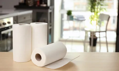 Miniatura 7 de EcoQuality Rollos de toallas de papel perforados de cocina de 2 capas, fáciles de romper, fuertes, envueltos individualmente fabricados en Estados