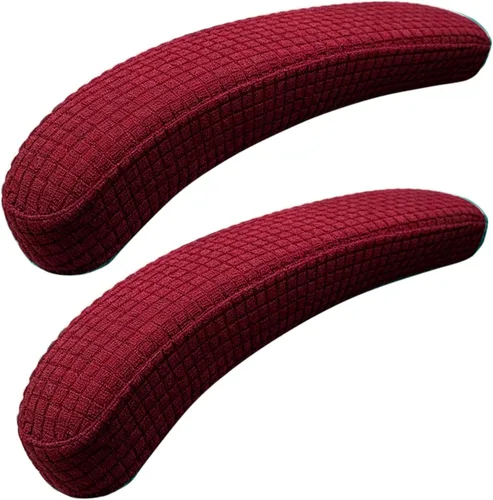 Miniatura 12 de Melaluxe Fundas para reposabrazos de silla de oficina, elásticas, extraíbles y lavables, fundas elásticas para reposabrazos de silla de escritorio