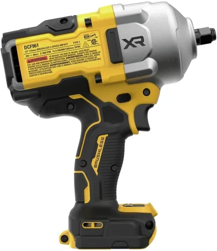 Miniatura 4 de DEWALT Llave de impacto inalámbrica de 20 V MAX, 1/2" con anillo de seguridad, alto torque, sin escobillas, herramienta desnuda solamente (DCF961B)