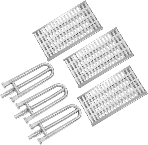 Placas de calor para parrilla, quemadores de parrilla para parrillas DCS 27DBQR, BGA36-BQARL/BQARN, BGA48-BQARL/BQARN, barra de cerámica, bandeja