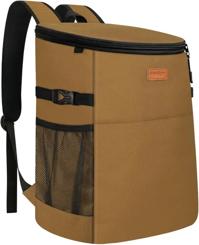 Miniatura 21 de Mochila Enfriadora de Camping para 30 Latas, Mochilas Enfriadoras Suaves Aisladas a Prueba de Fugas Bolsa Enfriadora de Viaje Impermeable Almuerzo