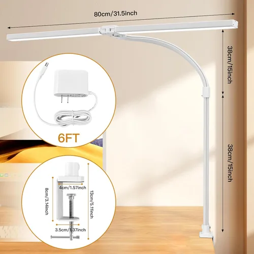 Miniatura 4 de Generic Lámpara de escritorio led (blanca), RBT-DL-S01