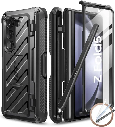 Miniatura 18 de SUPCASE Funda para Galaxy Z Fold 3 con soporte para bolígrafo S (Unicorn Beetle Pro), [protector de pantalla y soporte integrados]