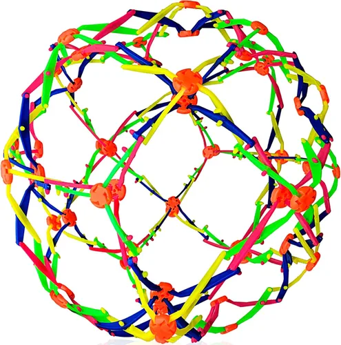 ArtCreativity Bola de respiración expandible - Esfera Hoberman - Bola plegable expandible de 6 a 12 pulgadas - Juguete antiestrés para aliviar el