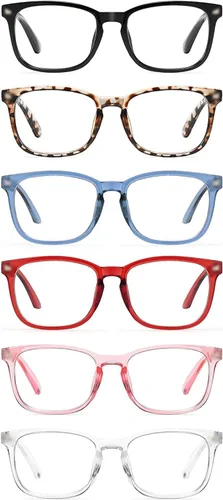 Miniatura 11 de CCVOO +2.5 Mix & Match - Gafas de lectura para mujer, ligeras, cómodas, visión clara, bloqueo de luz azul * Mezcla de flores C2
