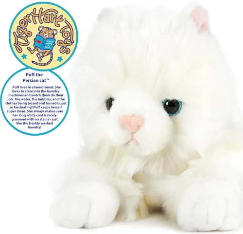 Miniatura 4 de TigerHart Puff The Persian Cat - Peluche de 13 pulgadas