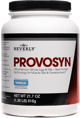PROVOSYN. El huevo entero ultra premium original, leche (caseína + suero) y proteína en polvo de carne. Construcción muscular rápida + recuperación.