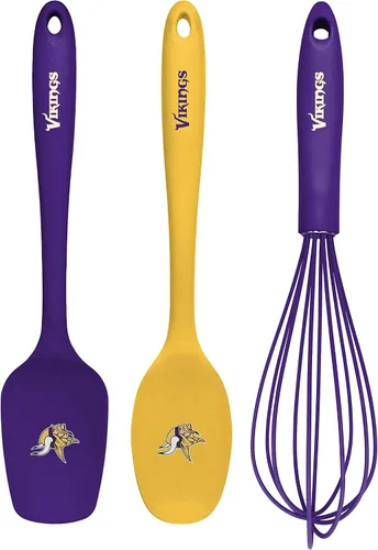 NFL Unisex-Adult 3-Piece Kitchen Utensil Set Minnesota Vikings