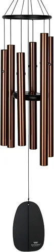 Miniatura 19 de Woodstock Chimes Signature Collection, Campanas del Paraíso, Plata Antigua 32", Campanillas de Viento de Diseños Decorativos para Exteriores, Patio