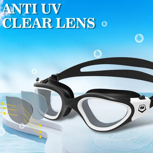 Miniatura 2 de WIN.MAX - Goggles de natación polarizados, antivaho, antirrayos ultravioleta, sin filtraciones y con visión clara para hombres, mujeres, adultos