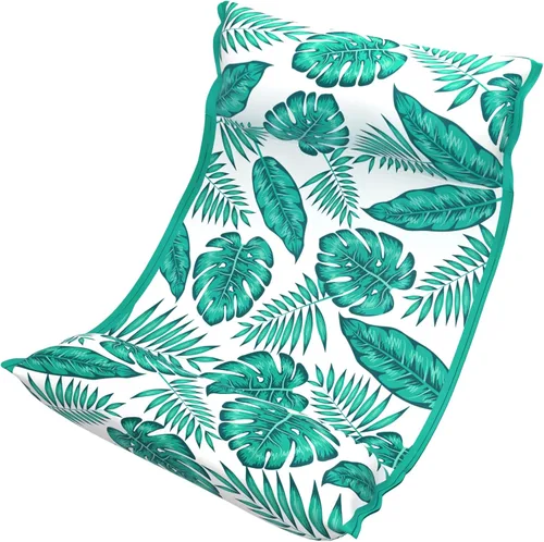 Jasonwell Hamaca de agua para piscina, flotadores inflables de tela 4 en 1 (silla de montar, tumbonas flotantes), tumbonas flotantes para piscina,