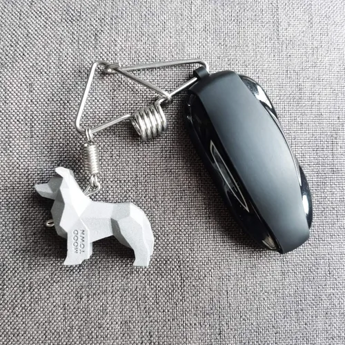 Miniatura 8 de MOODTOWN - Llavero de acero inoxidable hecho a mano
